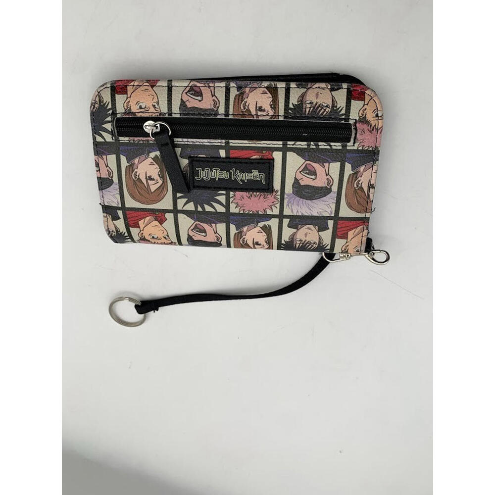 BioWorld JuJuTsu KaiSen Grid Tech Phone Wallet Wristlet W/ Removable Strap 7x4"